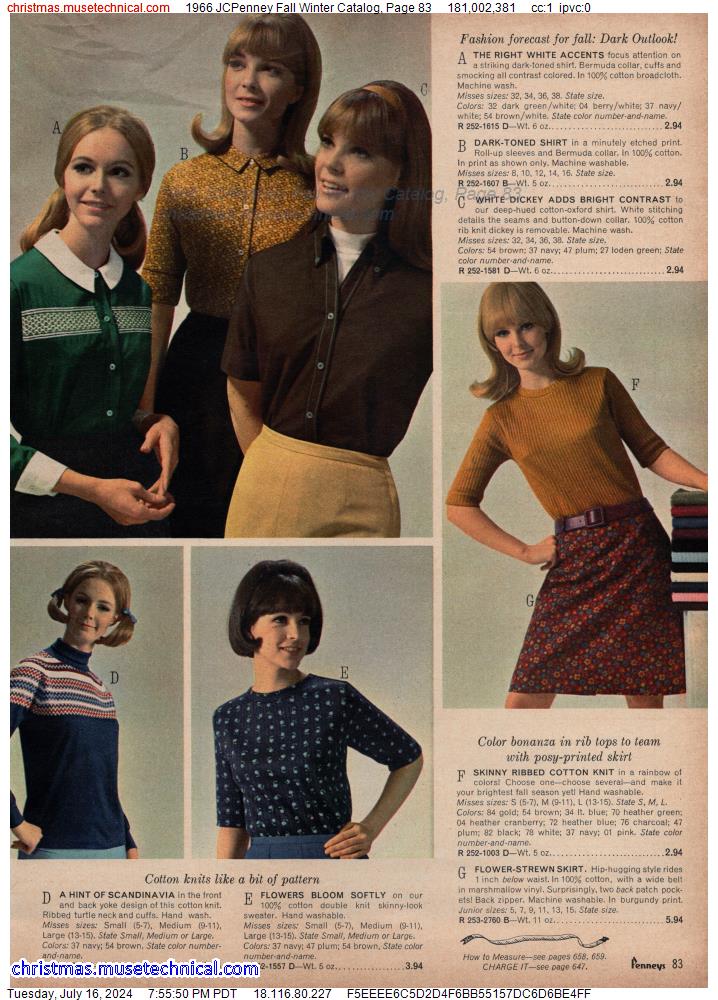 1966 JCPenney Fall Winter Catalog, Page 83