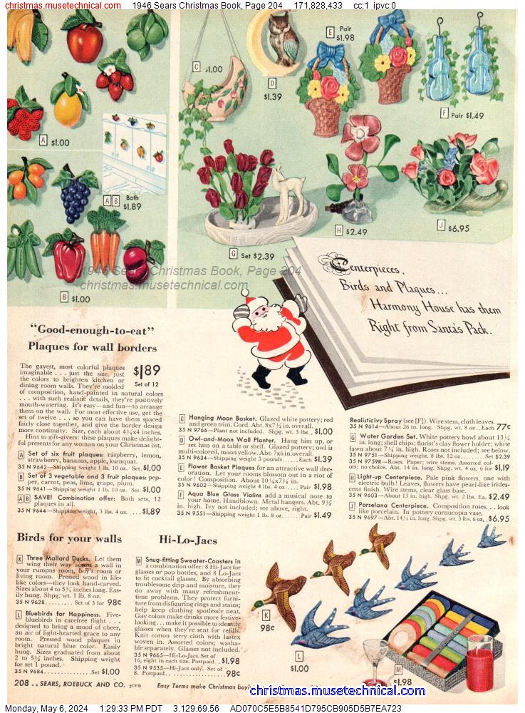 1946 Sears Christmas Book, Page 204