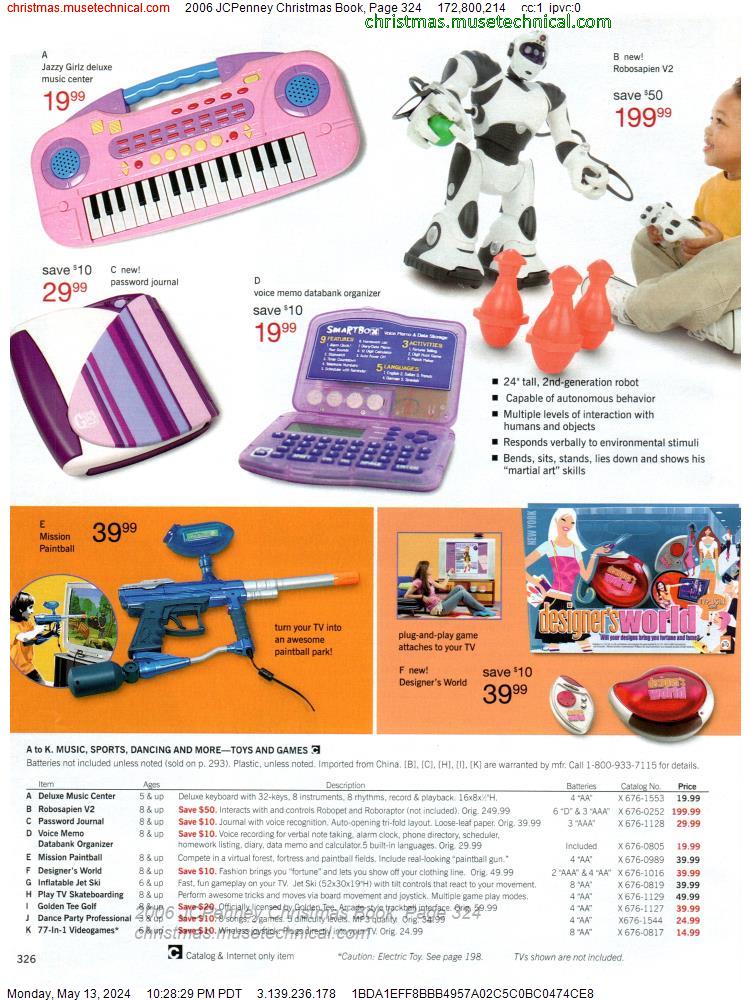 2006 JCPenney Christmas Book, Page 324
