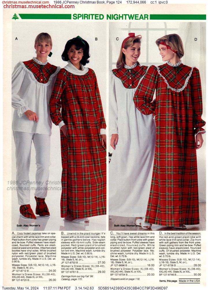 1986 JCPenney Christmas Book, Page 124