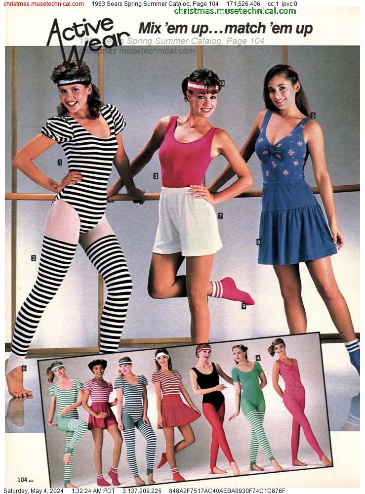 1983 Sears Spring Summer Catalog, Page 104