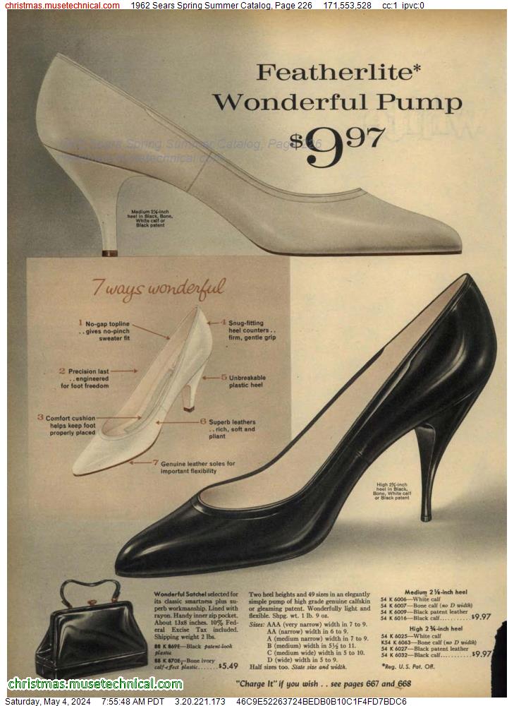 1962 Sears Spring Summer Catalog, Page 226