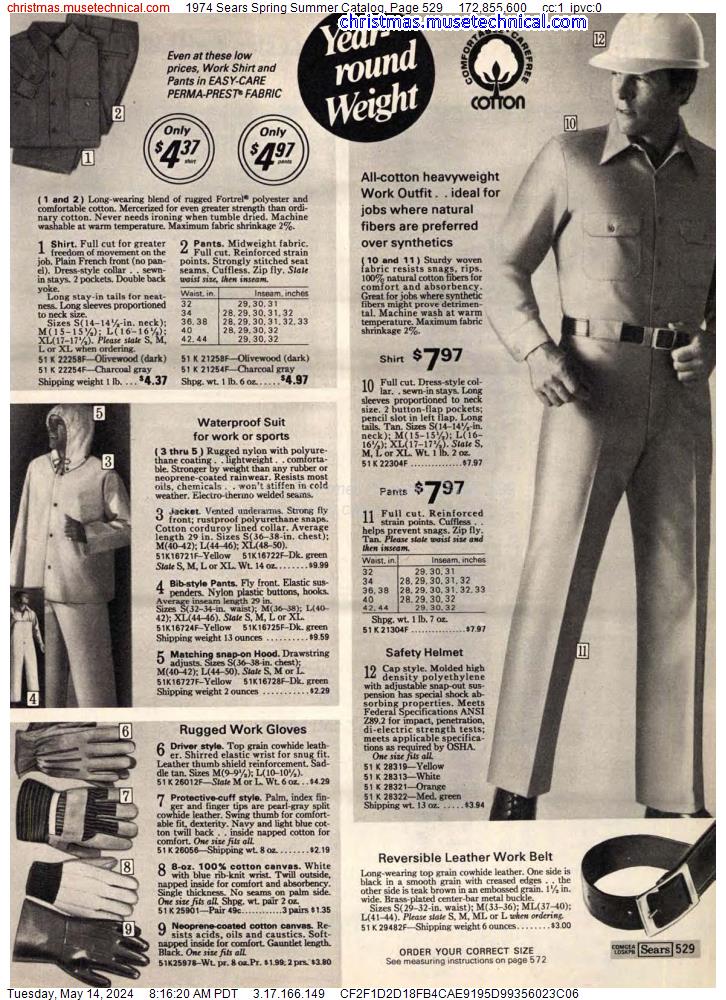 1974 Sears Spring Summer Catalog, Page 529