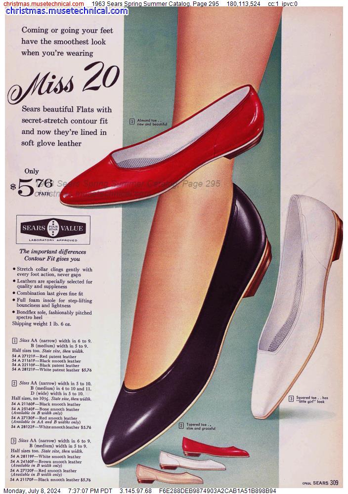 1963 Sears Spring Summer Catalog, Page 295
