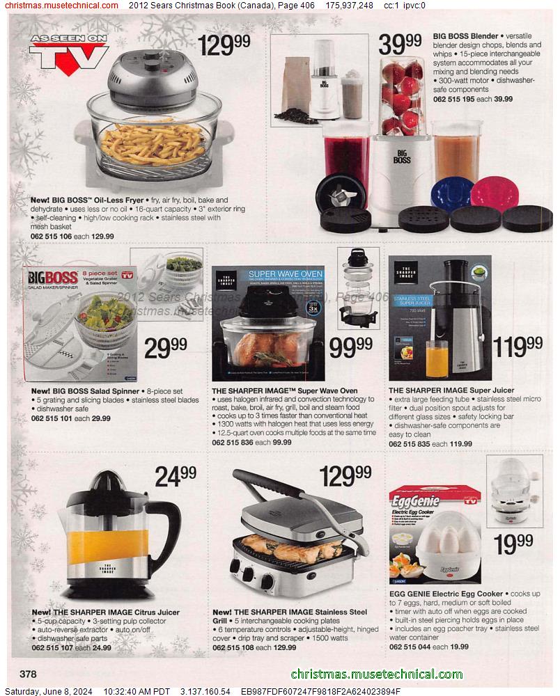 2012 Sears Christmas Book (Canada), Page 406