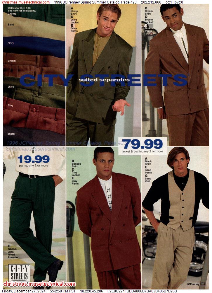 1996 JCPenney Spring Summer Catalog, Page 423