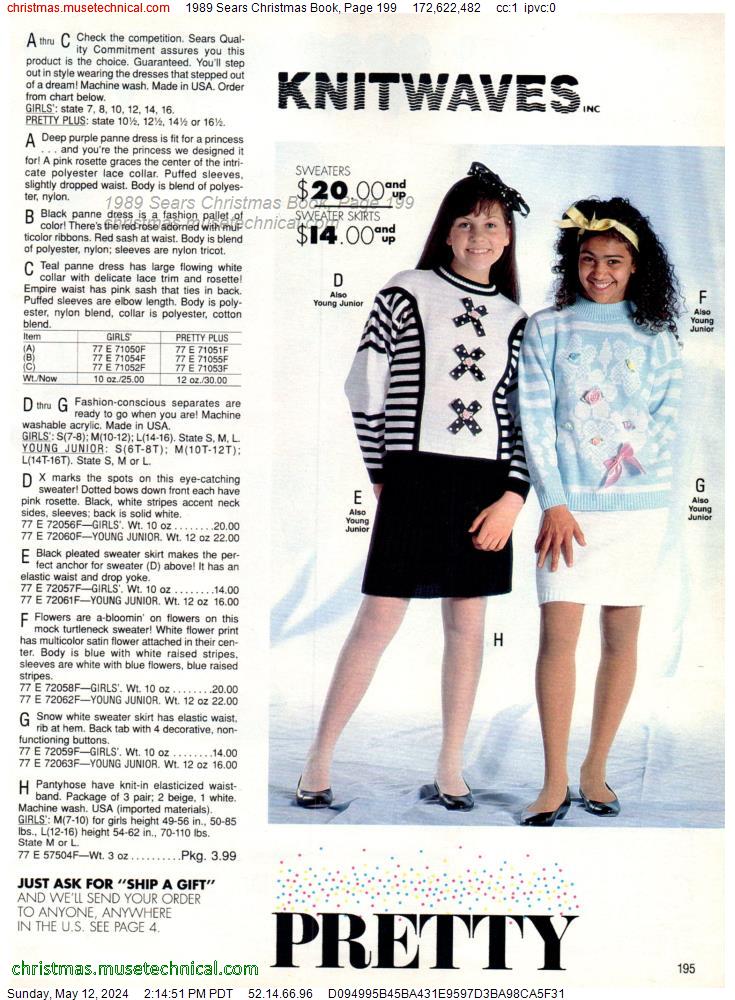 1989 Sears Christmas Book, Page 199