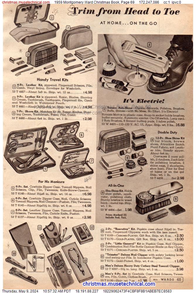 1959 Montgomery Ward Christmas Book, Page 69