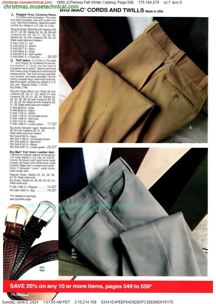 1990 JCPenney Fall Winter Catalog, Page 556