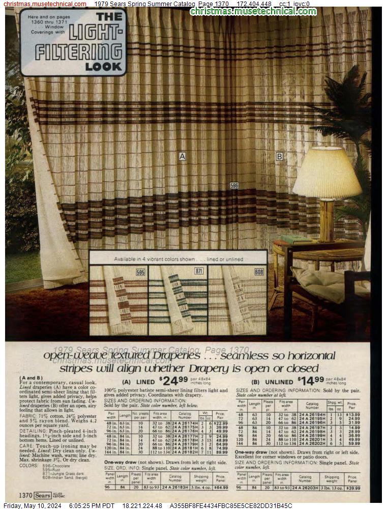 1979 Sears Spring Summer Catalog, Page 1370