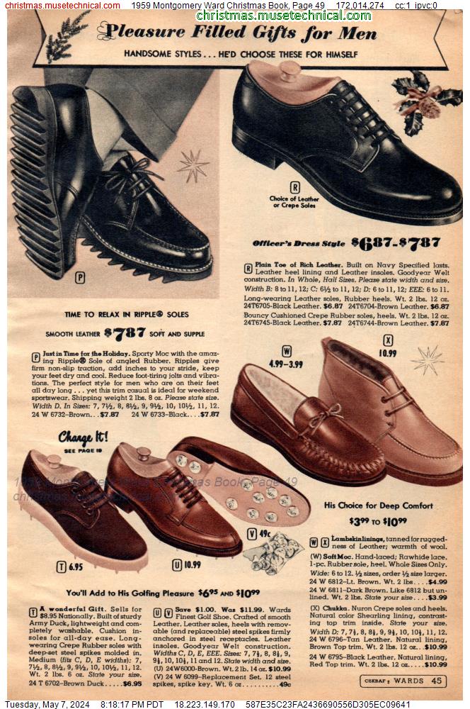 1959 Montgomery Ward Christmas Book, Page 49