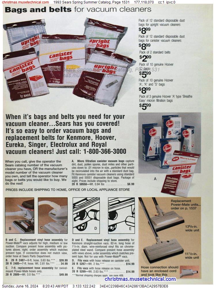 1993 Sears Spring Summer Catalog, Page 1531