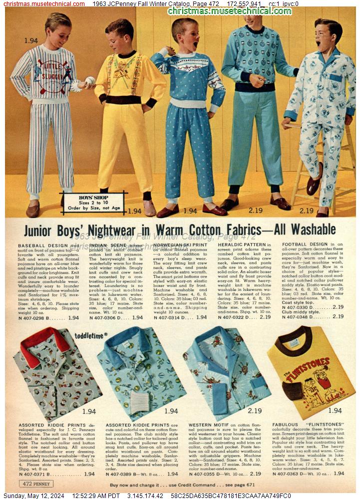 1963 JCPenney Fall Winter Catalog, Page 472