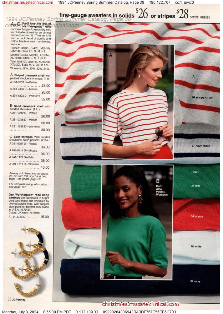 1994 JCPenney Spring Summer Catalog, Page 38