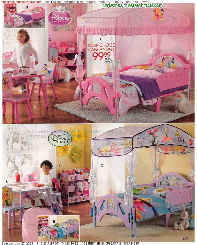 2011 Sears Christmas Book (Canada), Page 819