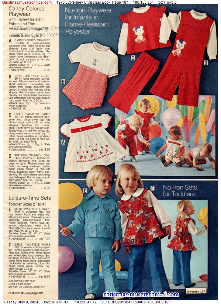 1975 JCPenney Christmas Book, Page 187