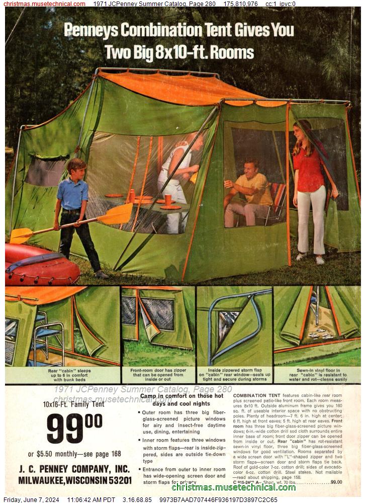 1971 JCPenney Summer Catalog, Page 280