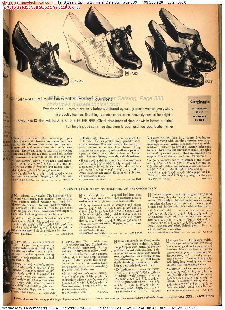 1948 Sears Spring Summer Catalog, Page 333