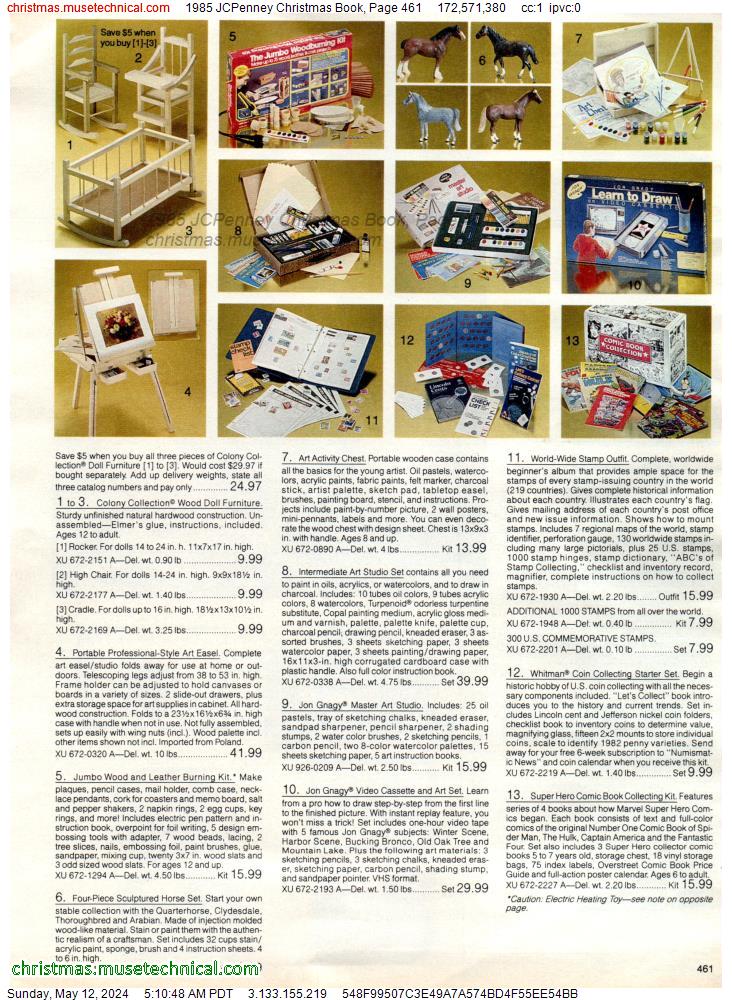 1985 JCPenney Christmas Book, Page 461