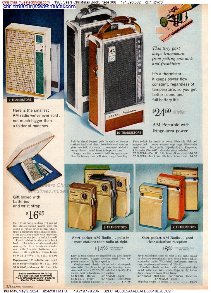 1965 Sears Christmas Book, Page 308