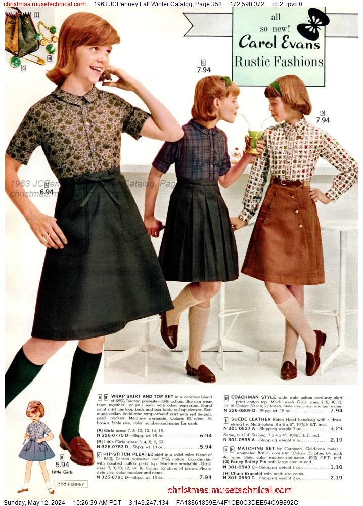 1963 JCPenney Fall Winter Catalog, Page 358