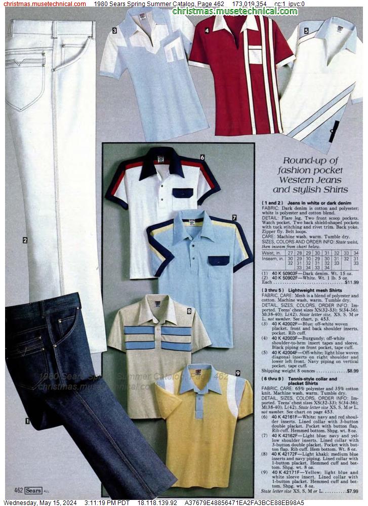 1980 Sears Spring Summer Catalog, Page 462