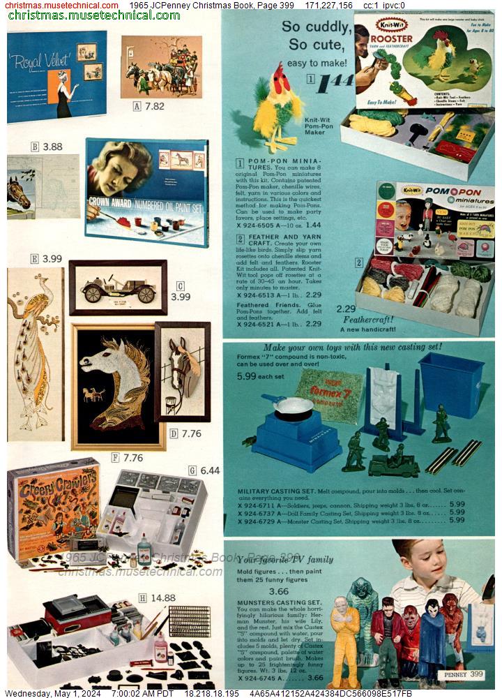 1965 JCPenney Christmas Book, Page 399