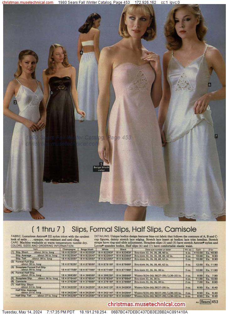 1980 Sears Fall Winter Catalog, Page 453