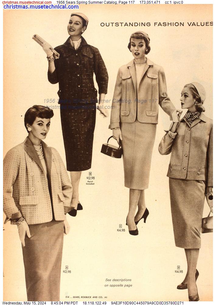 1956 Sears Spring Summer Catalog, Page 117