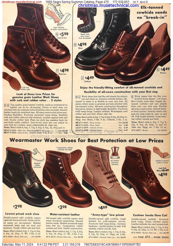 1955 Sears Spring Summer Catalog, Page 475