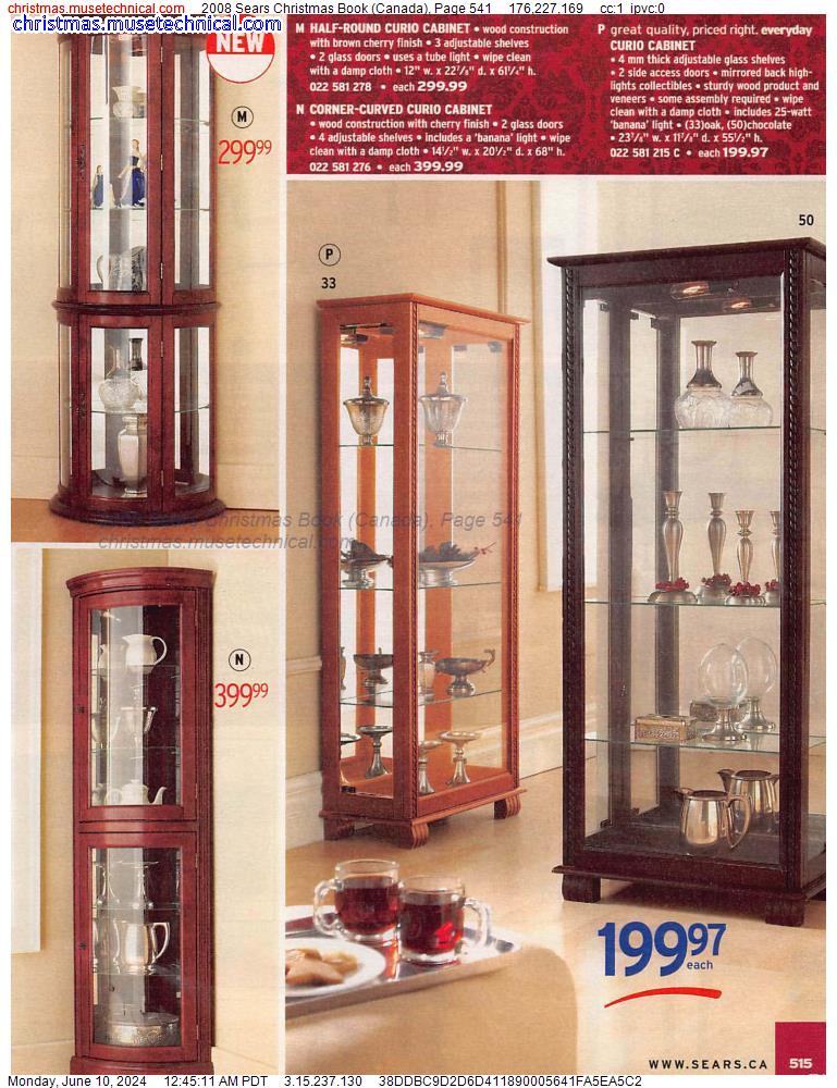2008 Sears Christmas Book (Canada), Page 541