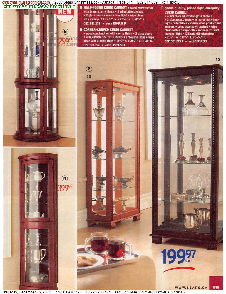 2008 Sears Christmas Book (Canada), Page 541