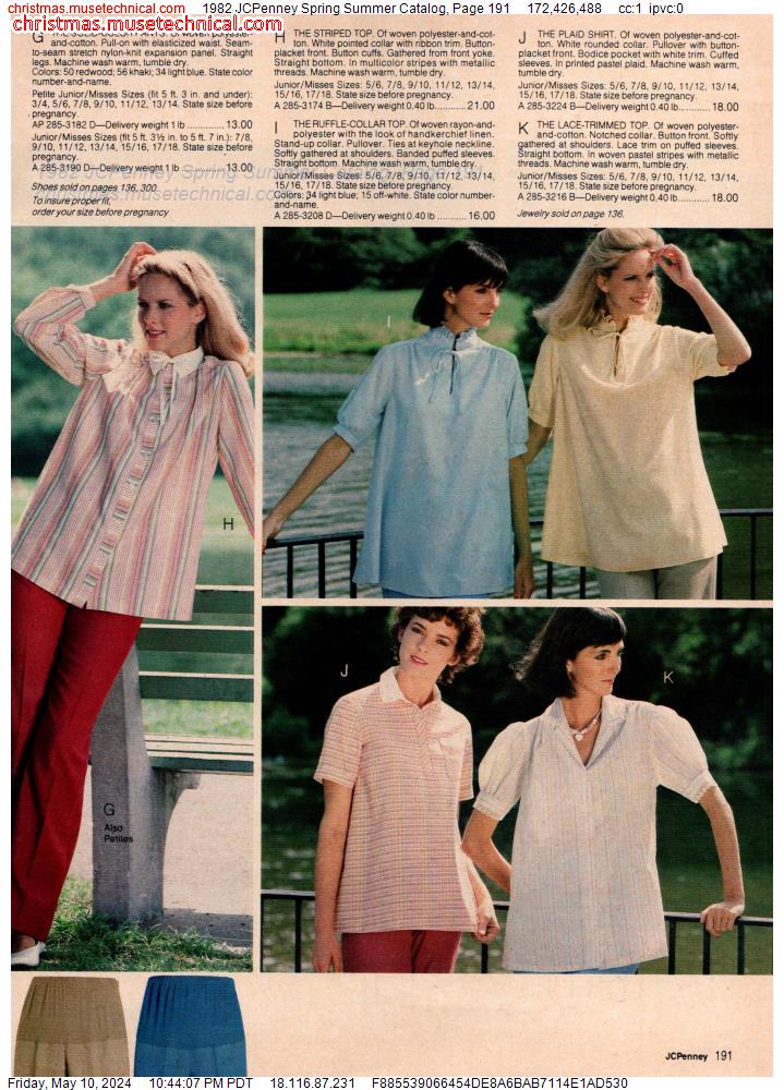 1982 JCPenney Spring Summer Catalog, Page 191
