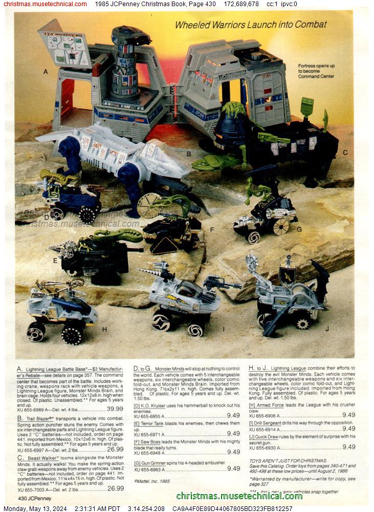 1985 JCPenney Christmas Book, Page 430