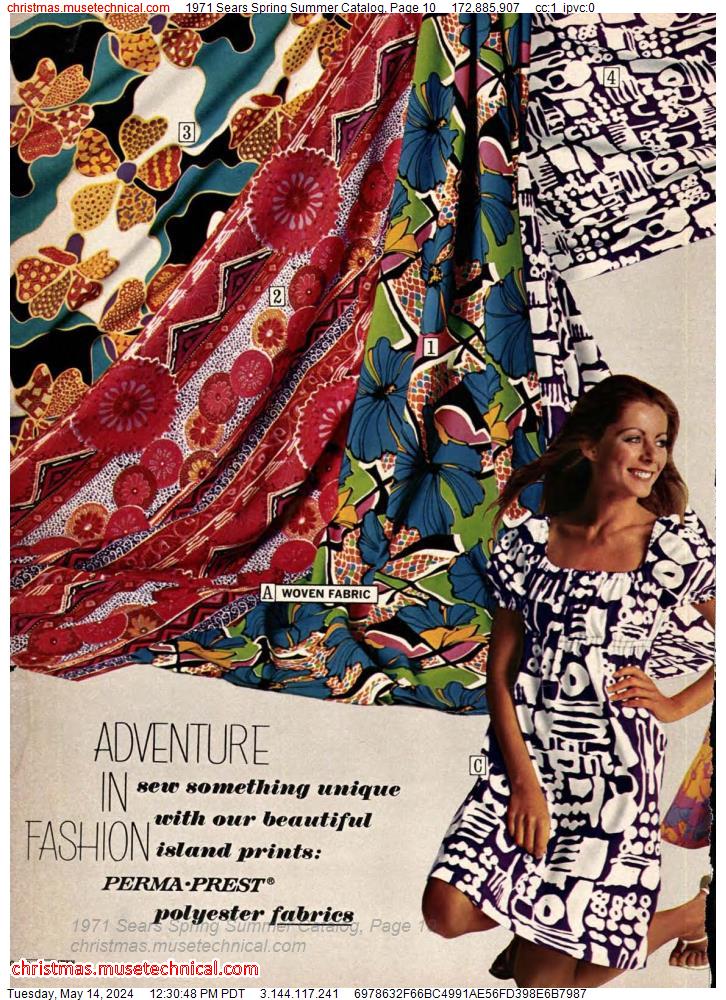 1971 Sears Spring Summer Catalog, Page 10