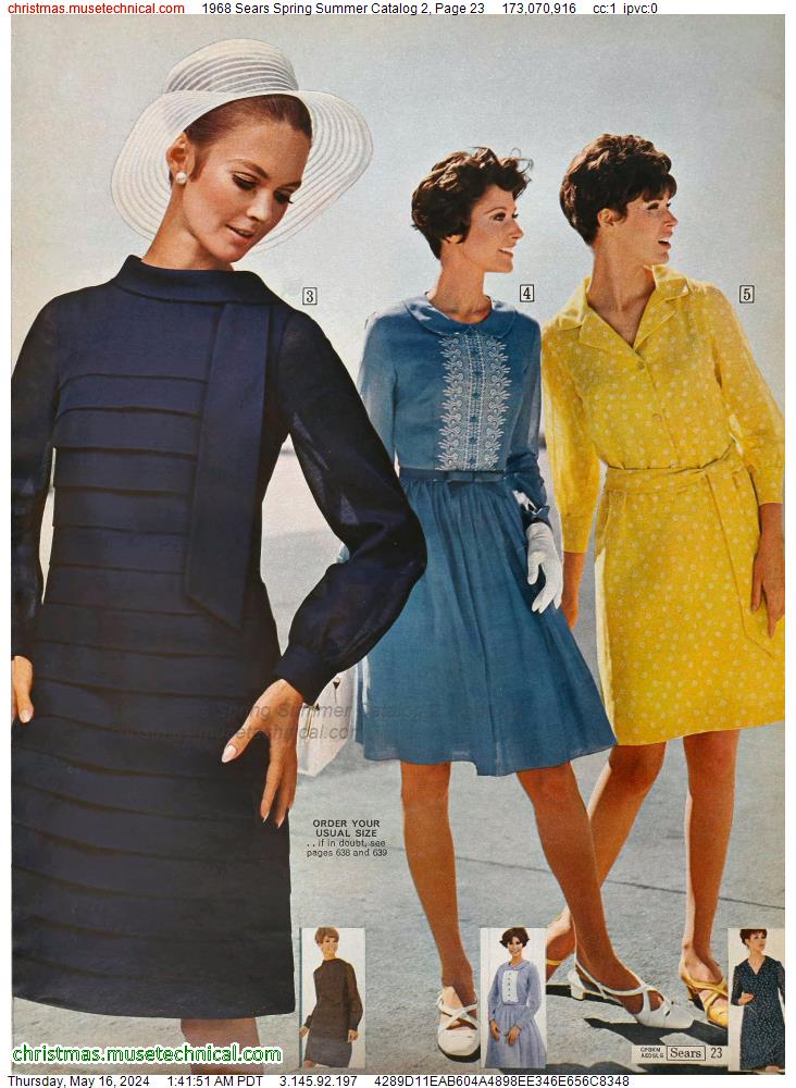 1968 Sears Spring Summer Catalog 2, Page 23 - Catalogs & Wishbooks