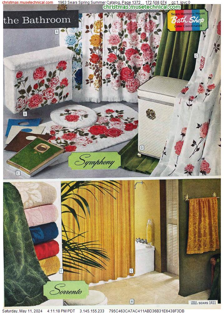 1963 Sears Spring Summer Catalog, Page 1372