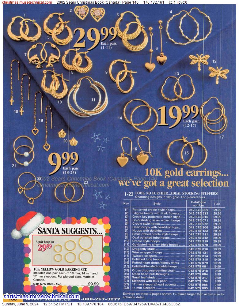 2002 Sears Christmas Book (Canada), Page 140