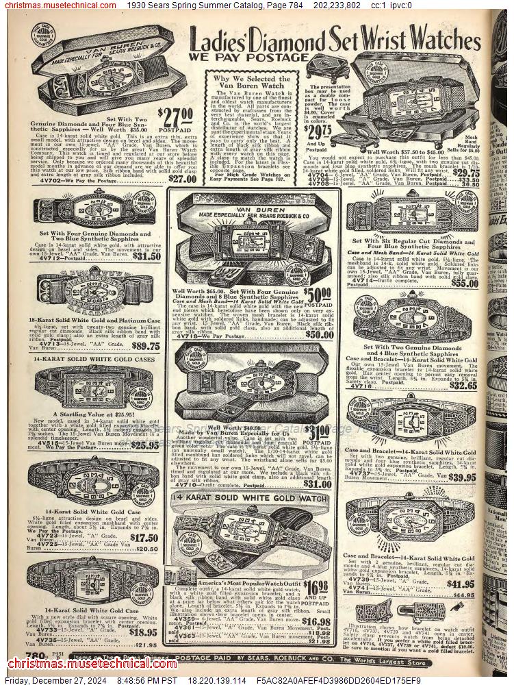 1930 Sears Spring Summer Catalog, Page 784