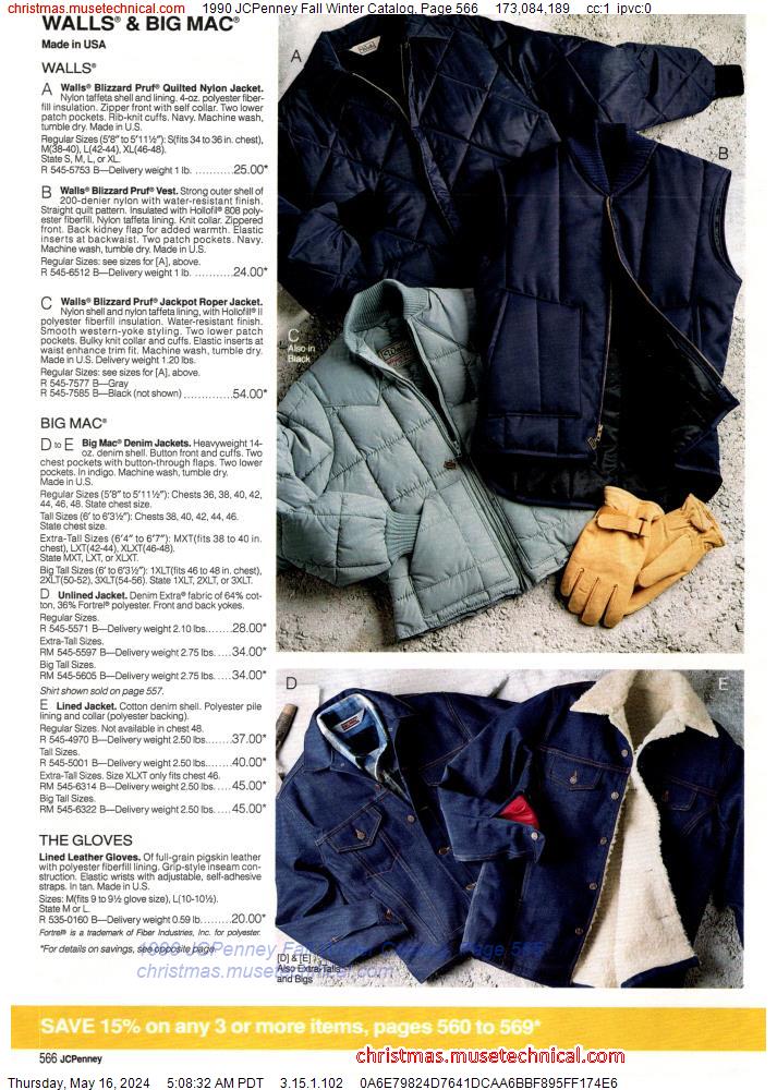 1990 JCPenney Fall Winter Catalog, Page 566