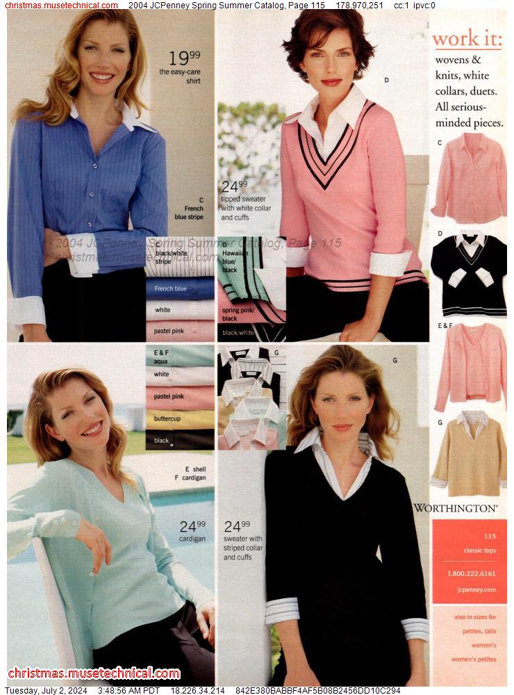 2004 JCPenney Spring Summer Catalog, Page 115