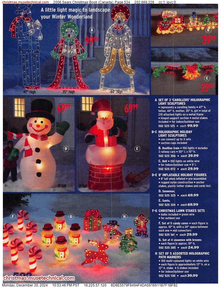 2006 Sears Christmas Book (Canada), Page 534