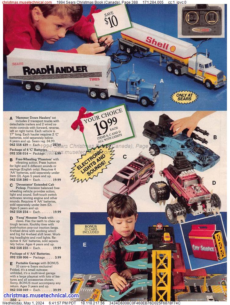 1994 Sears Christmas Book (Canada), Page 388