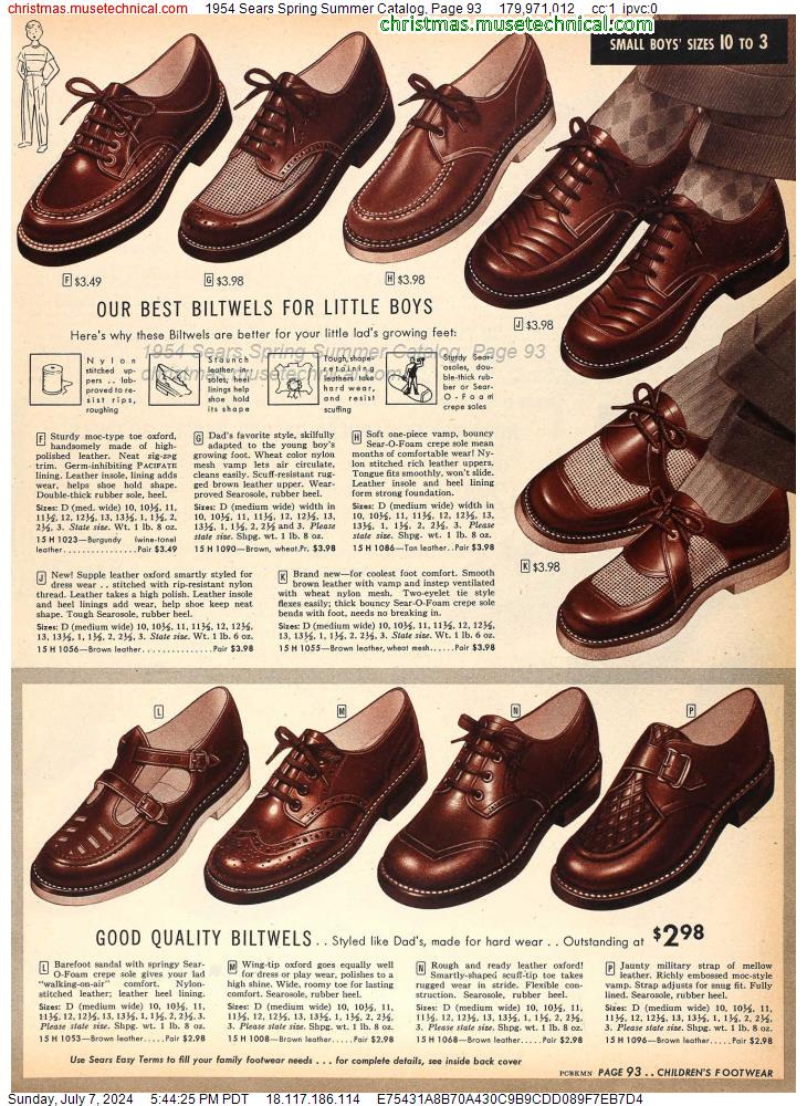 1954 Sears Spring Summer Catalog, Page 93
