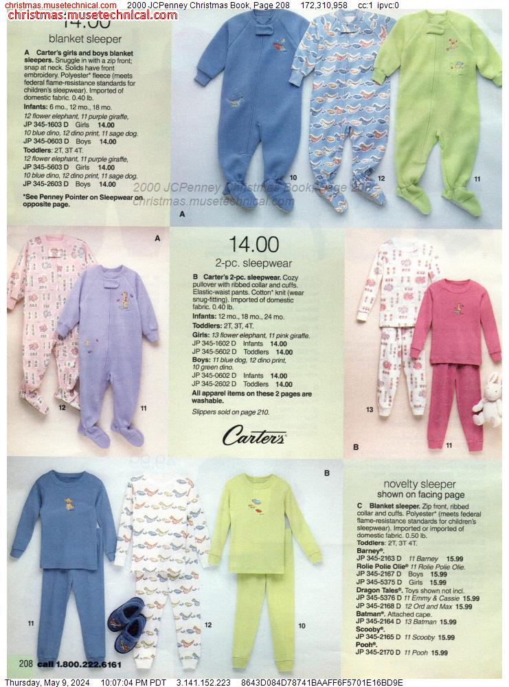 2000 JCPenney Christmas Book, Page 208