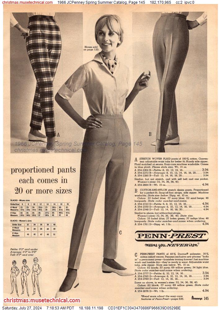 1966 JCPenney Spring Summer Catalog, Page 145