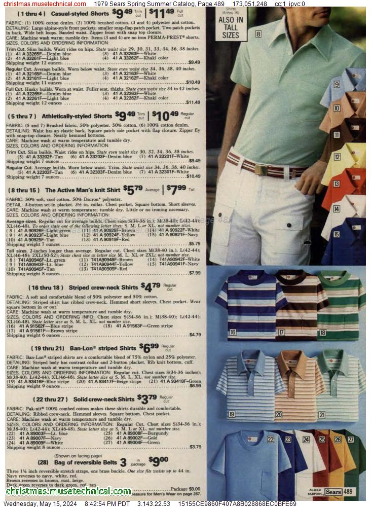 1979 Sears Spring Summer Catalog, Page 489