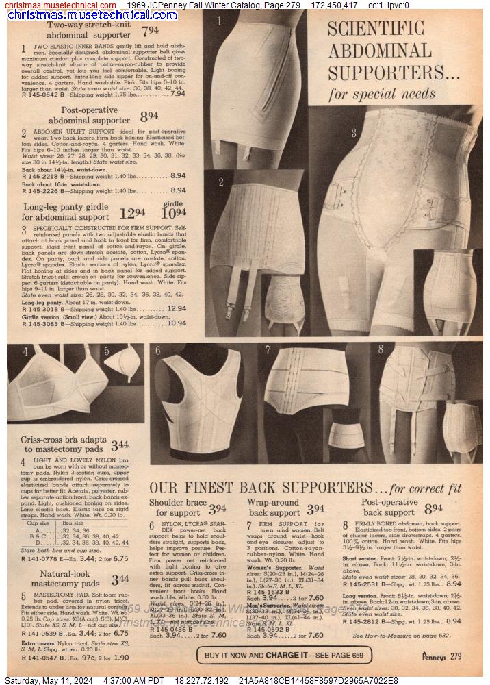1969 JCPenney Fall Winter Catalog, Page 279