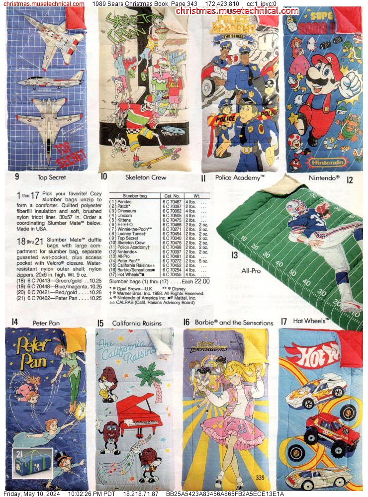 1989 Sears Christmas Book, Page 343