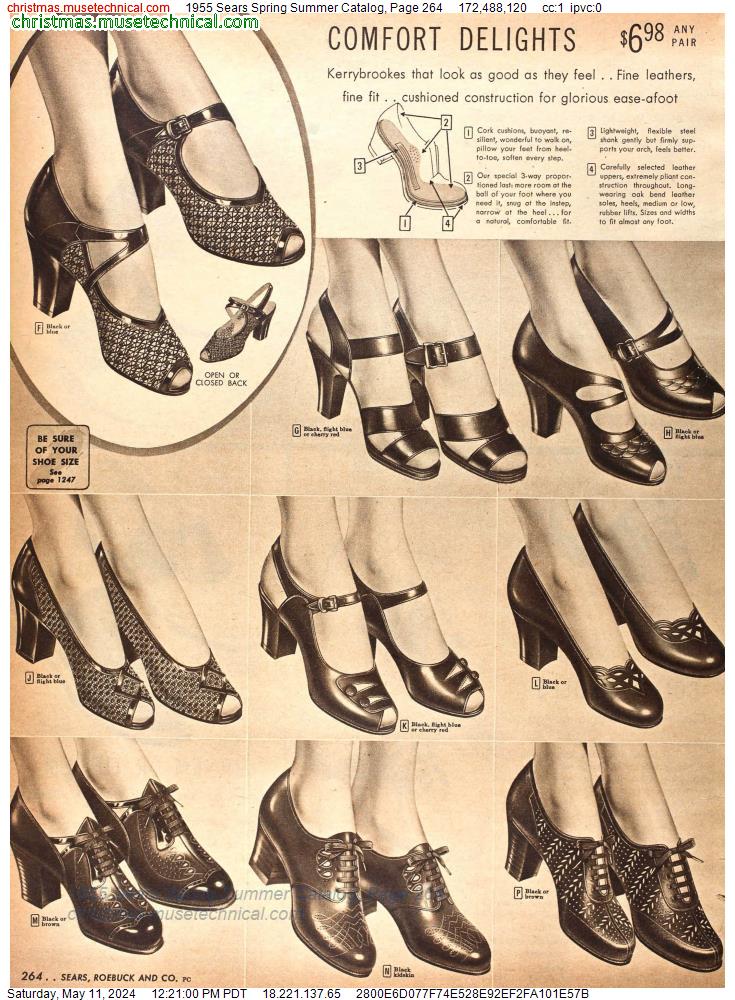 1955 Sears Spring Summer Catalog, Page 264